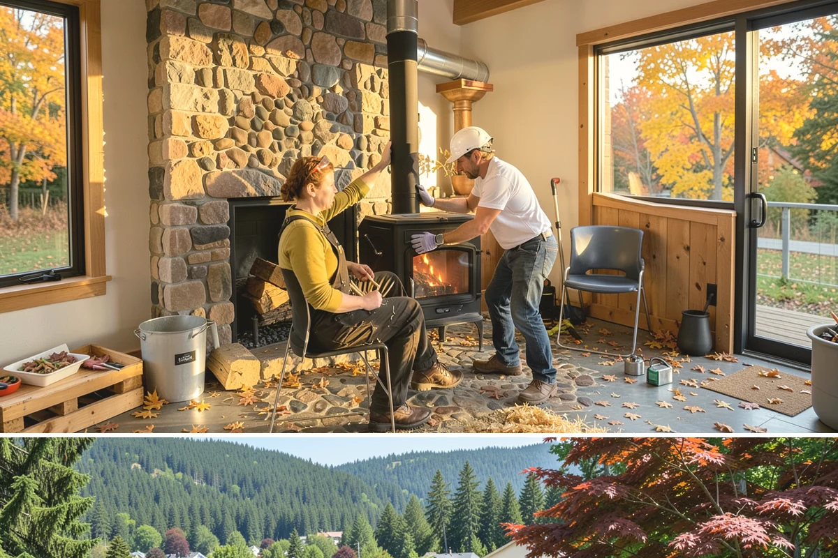 Workshop Construction in Index, Snohomish County, WA - We frame and dry-in during the summer so interior wiring and finishing can continue through the wet season.