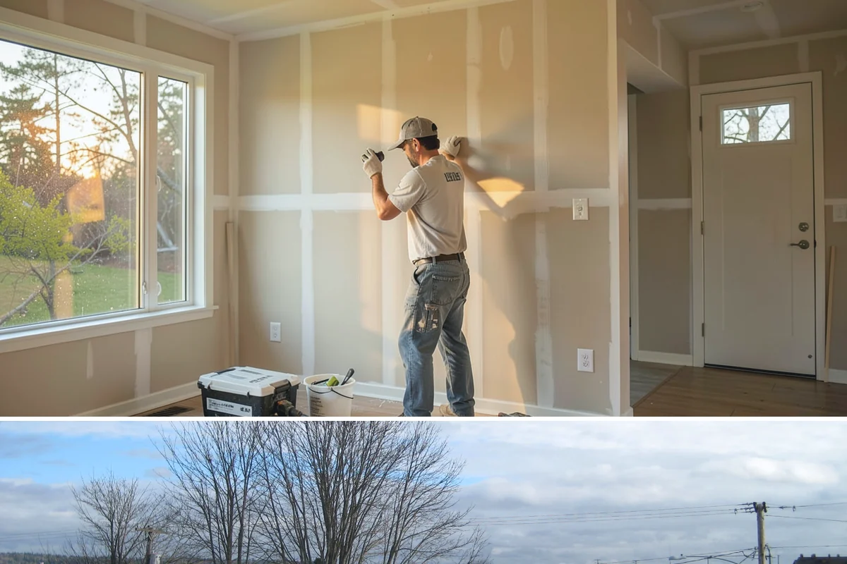 Workshop Construction in Langley, Island County, WA - We frame and dry-in during the summer so interior wiring and finishing can continue through the wet season.