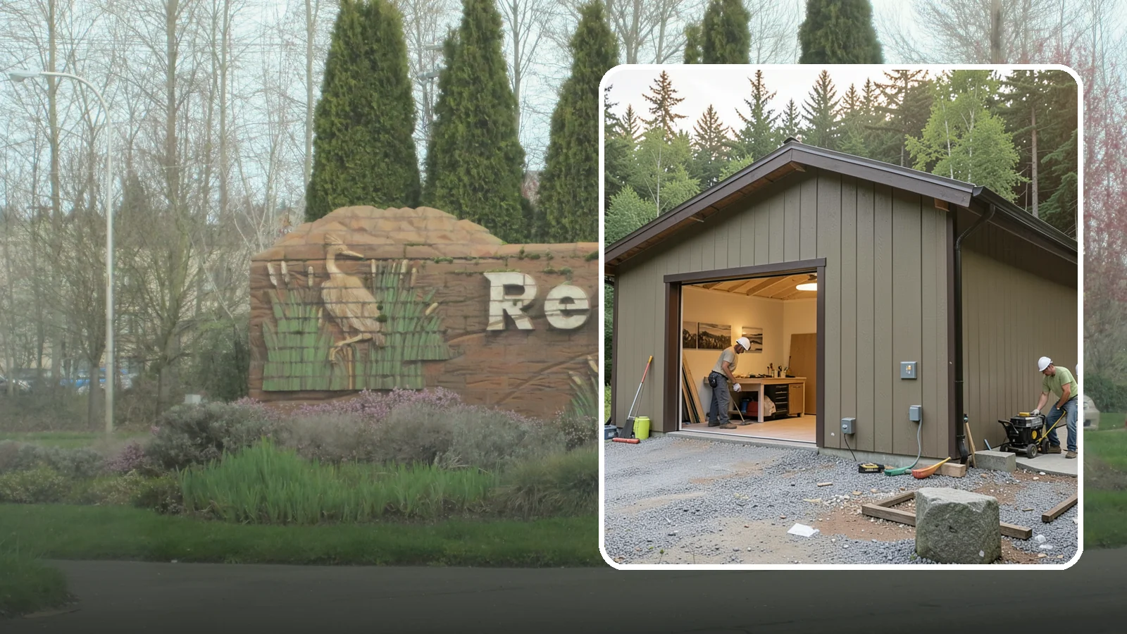 Workshop Construction in Renton, King County, WA - A dedicated workshop building equipped with power, lighting, and durable finishes.