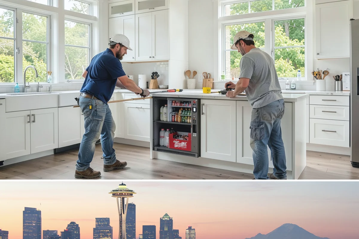Workshop Construction in Seattle, King County, WA - We frame and dry-in during the summer so interior wiring and finishing can continue through the wet season.