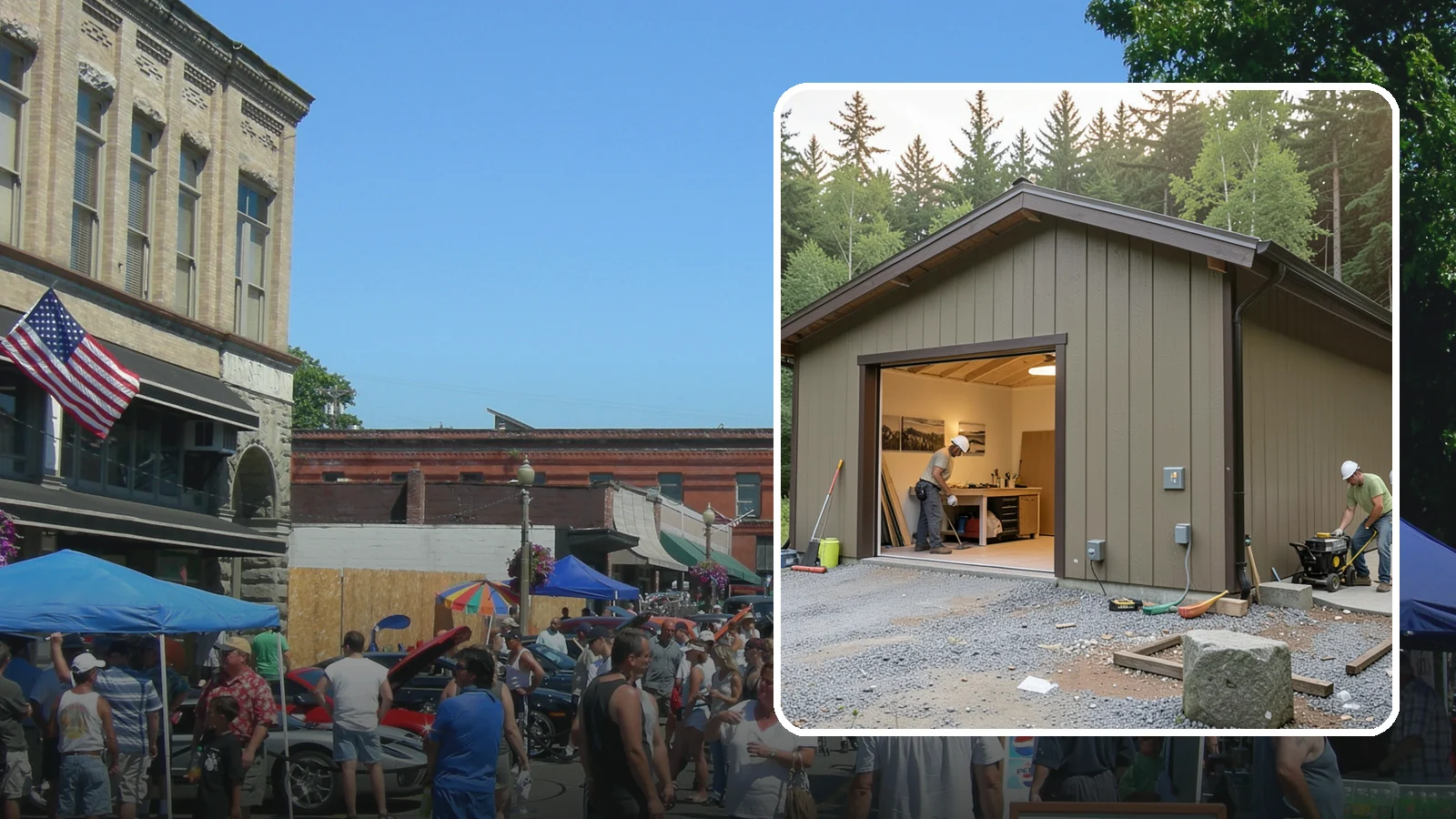 Workshop Construction in Snohomish, Snohomish County, WA - A dedicated workshop building equipped with power, lighting, and durable finishes.
