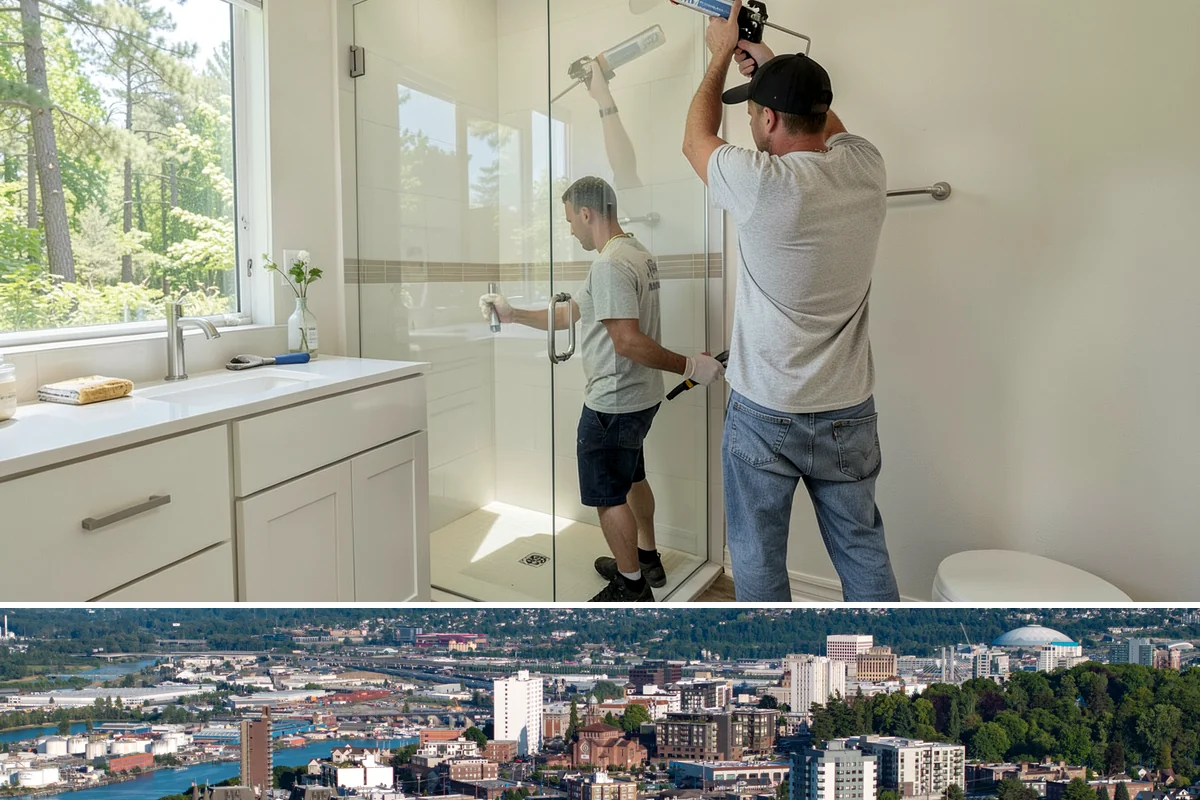 Workshop Construction in Tacoma, Pierce County, WA - We frame and dry-in during the summer so interior wiring and finishing can continue through the wet season.