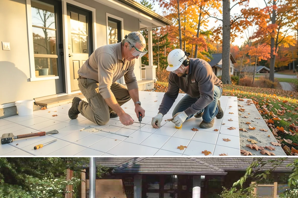 Workshop Construction in Yarrow Point, King County, WA - We frame and dry-in during the summer so interior wiring and finishing can continue through the wet season.