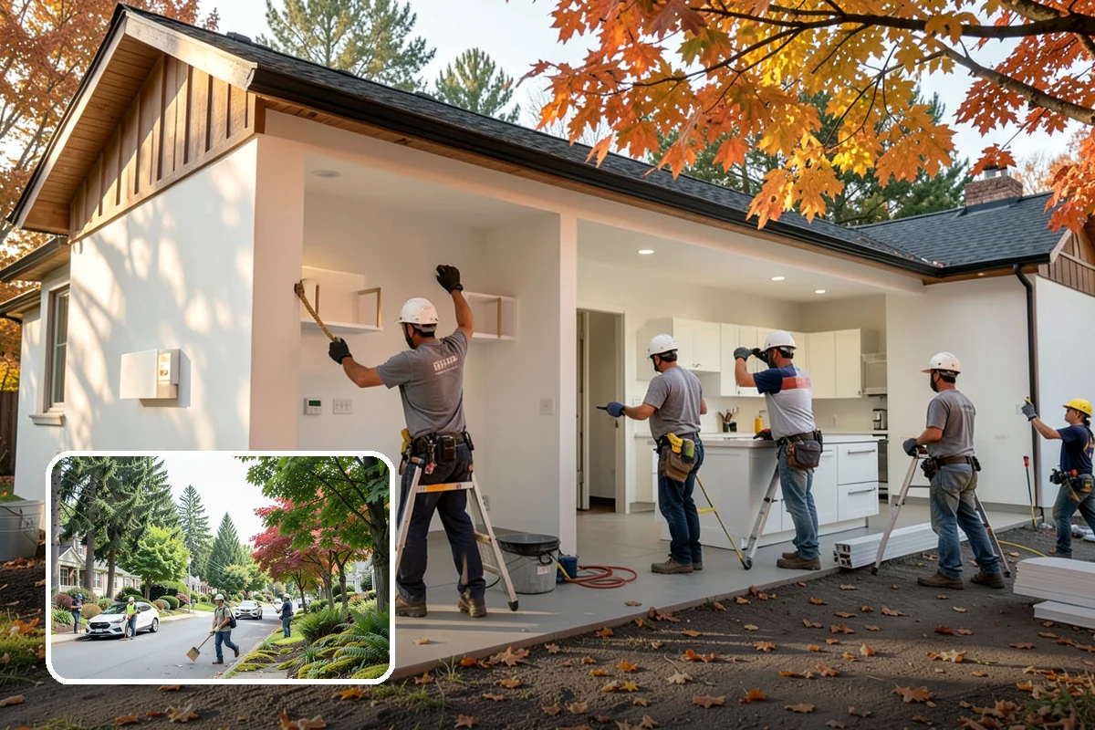 Wraparound Addition in Beaux Arts Village, King County, WA - Adds substantial square footage across multiple sides