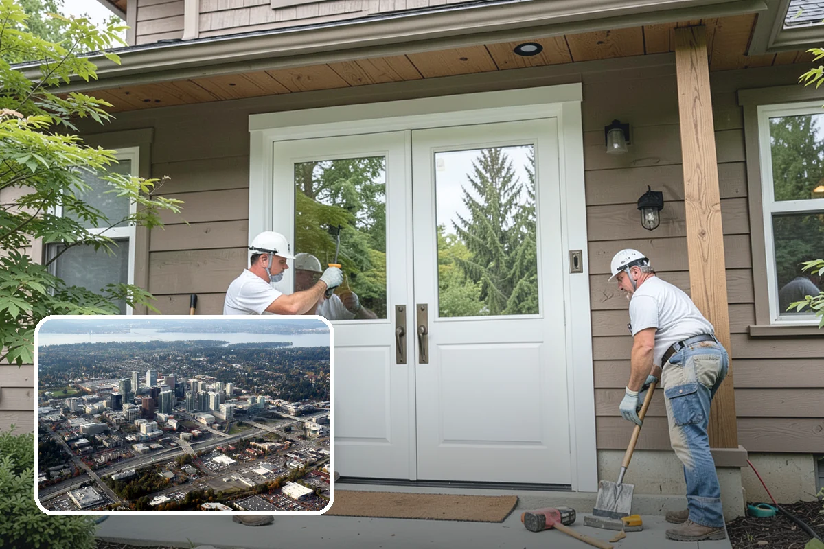 Wraparound Addition in Bellevue, King County, WA - Adds substantial square footage across multiple sides