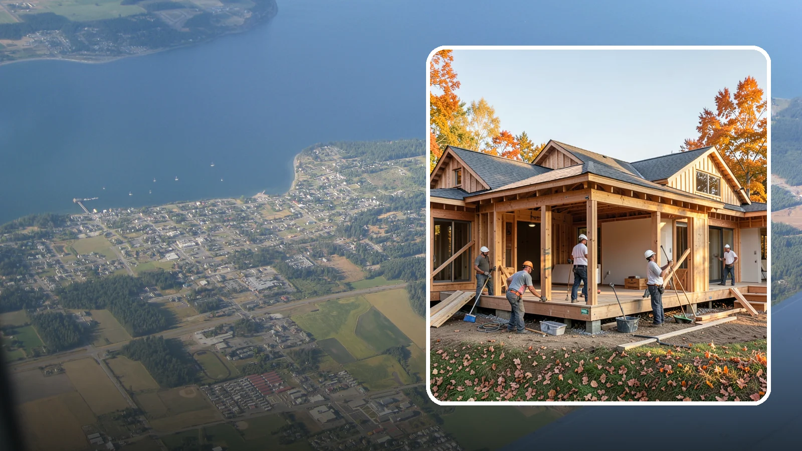 Wraparound Addition in Coupeville, Island County, WA - A wraparound addition extends living space along two or more sides of your home for a dramatic transformation.