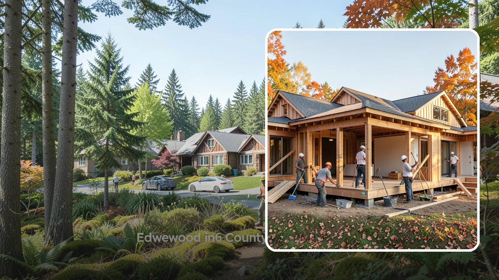 Wraparound Addition in Edgewood, Pierce County, WA - A wraparound addition extends living space along two or more sides of your home for a dramatic transformation.