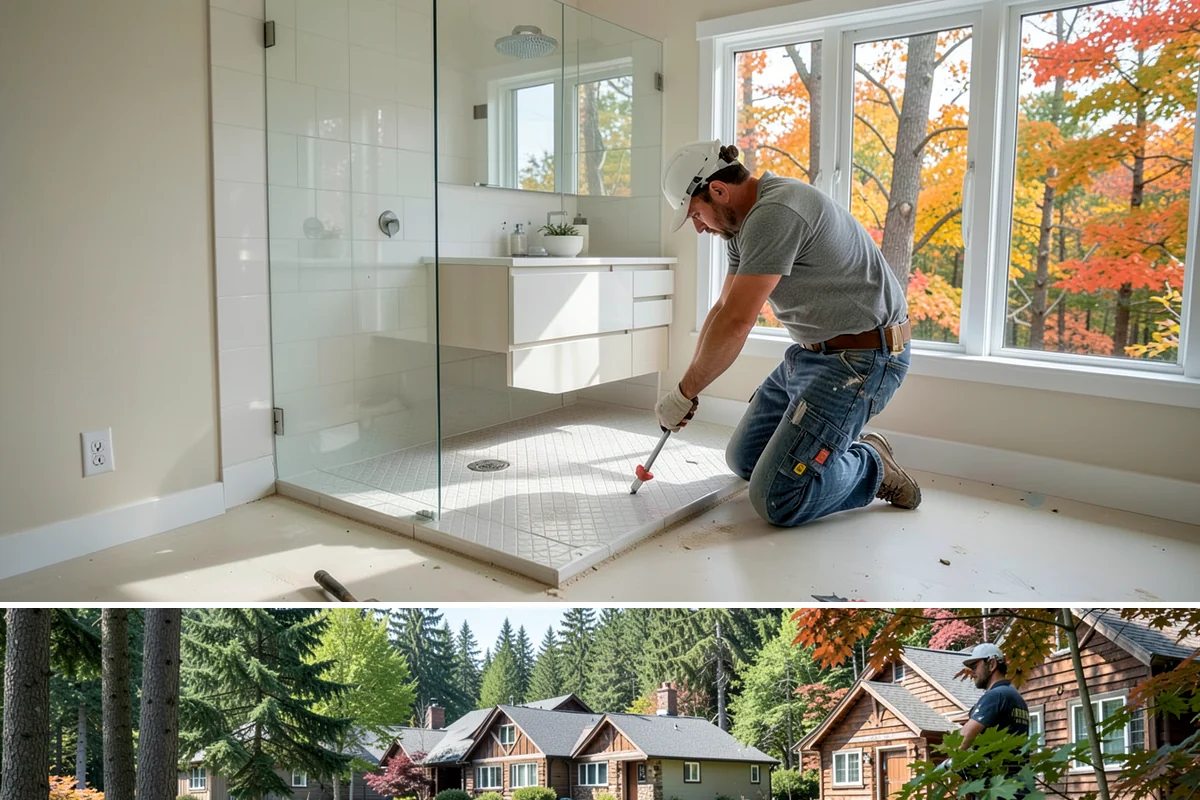 Wraparound Addition in Edgewood, Pierce County, WA - Given the extensive roof and wall work, we sequence framing and dry-in through the dry summer season.