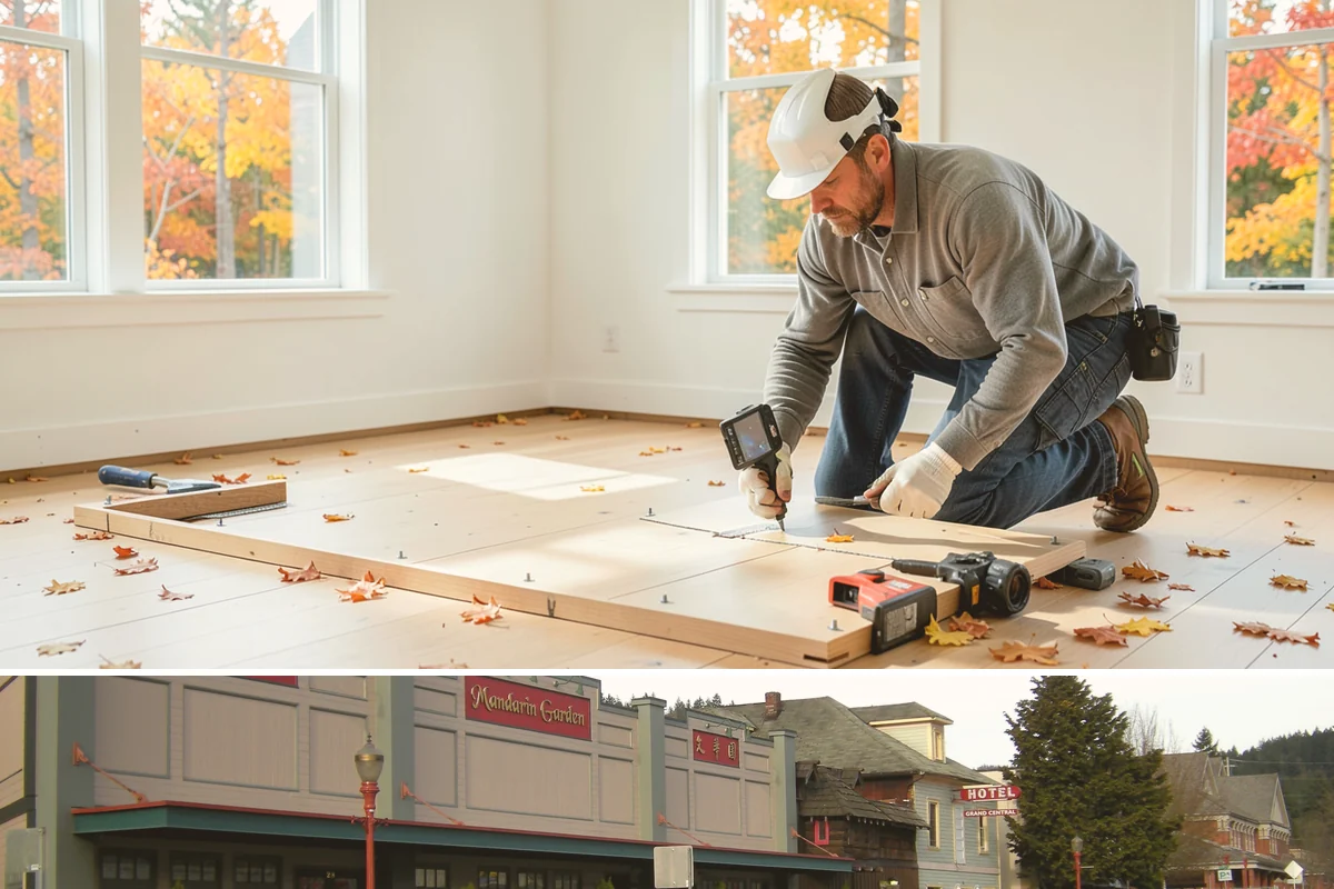 Wraparound Addition in Issaquah, King County, WA - Given the extensive roof and wall work, we sequence framing and dry-in through the dry summer season.
