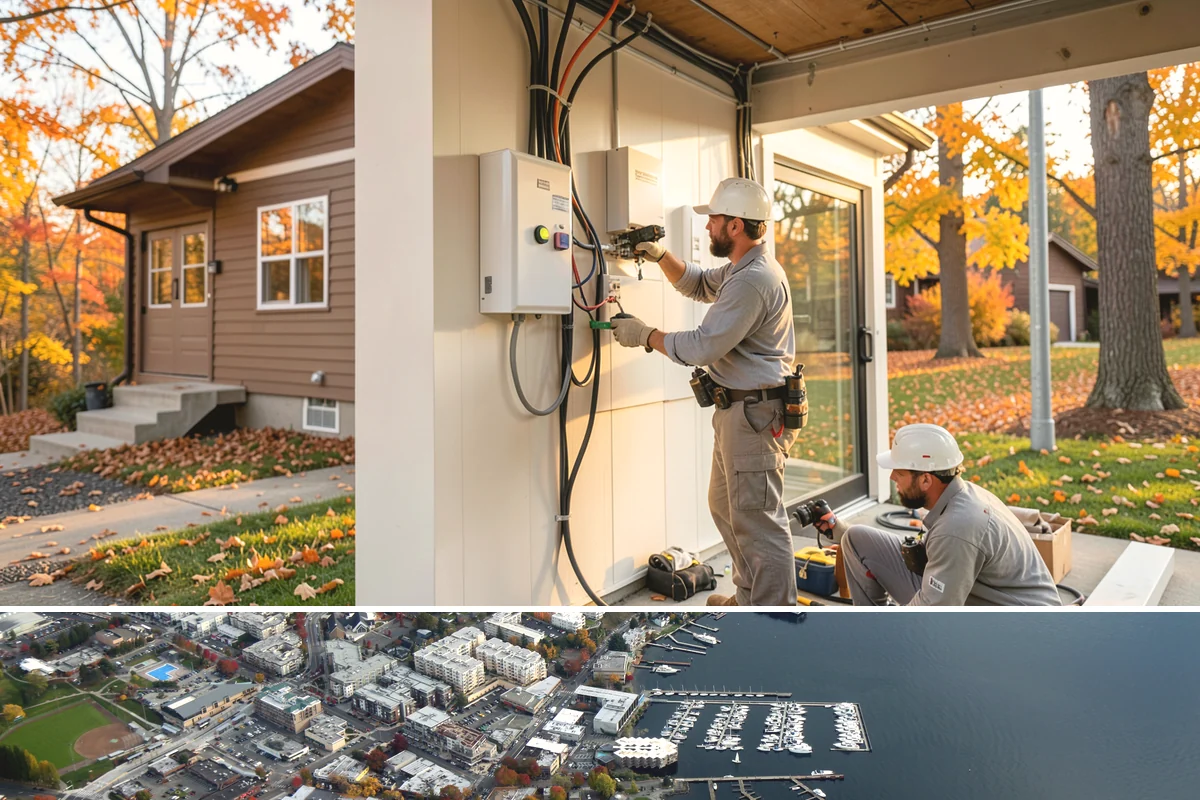 Wraparound Addition in Kirkland, King County, WA - Given the extensive roof and wall work, we sequence framing and dry-in through the dry summer season.
