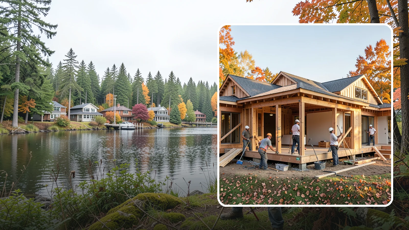 Wraparound Addition in La Conner, Skagit County, WA - A wraparound addition extends living space along two or more sides of your home for a dramatic transformation.