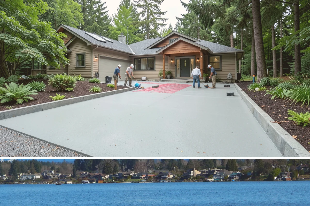 Wraparound Addition in Lake Stevens, Snohomish County, WA - Given the extensive roof and wall work, we sequence framing and dry-in through the dry summer season.