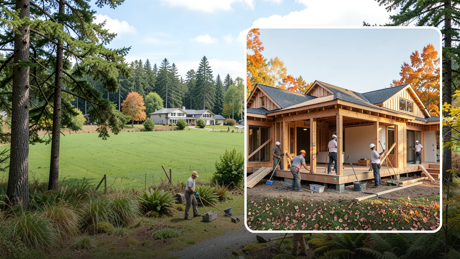 Wraparound Addition in Lyman, Skagit County, WA - A wraparound addition extends living space along two or more sides of your home for a dramatic transformation.