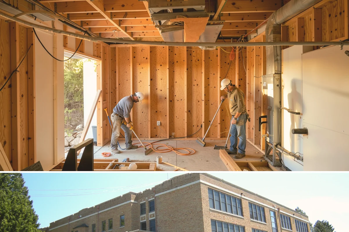 Wraparound Addition in Maple Valley, King County, WA - Given the extensive roof and wall work, we sequence framing and dry-in through the dry summer season.