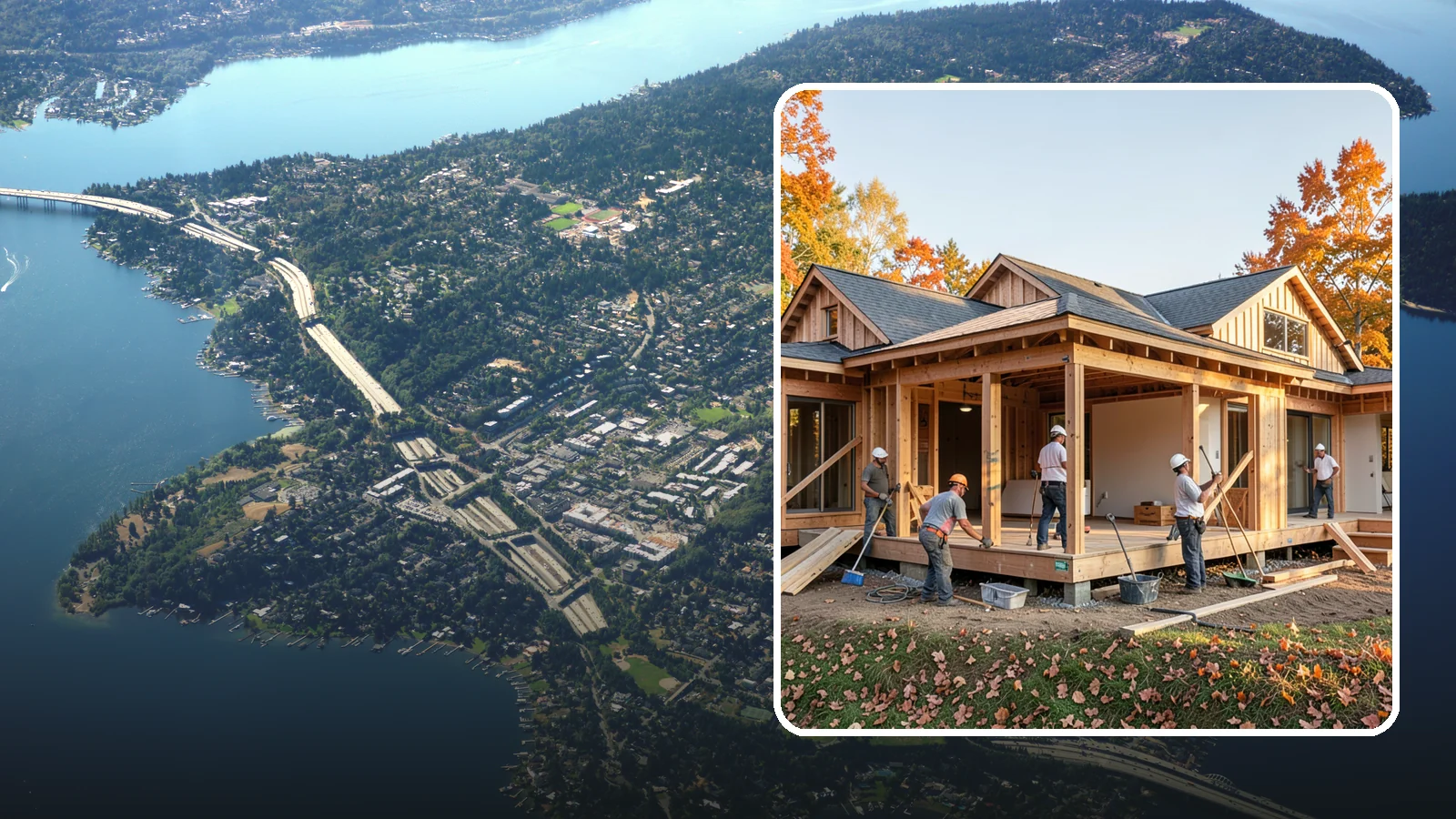Wraparound Addition in Mercer Island, King County, WA - A wraparound addition extends living space along two or more sides of your home for a dramatic transformation.