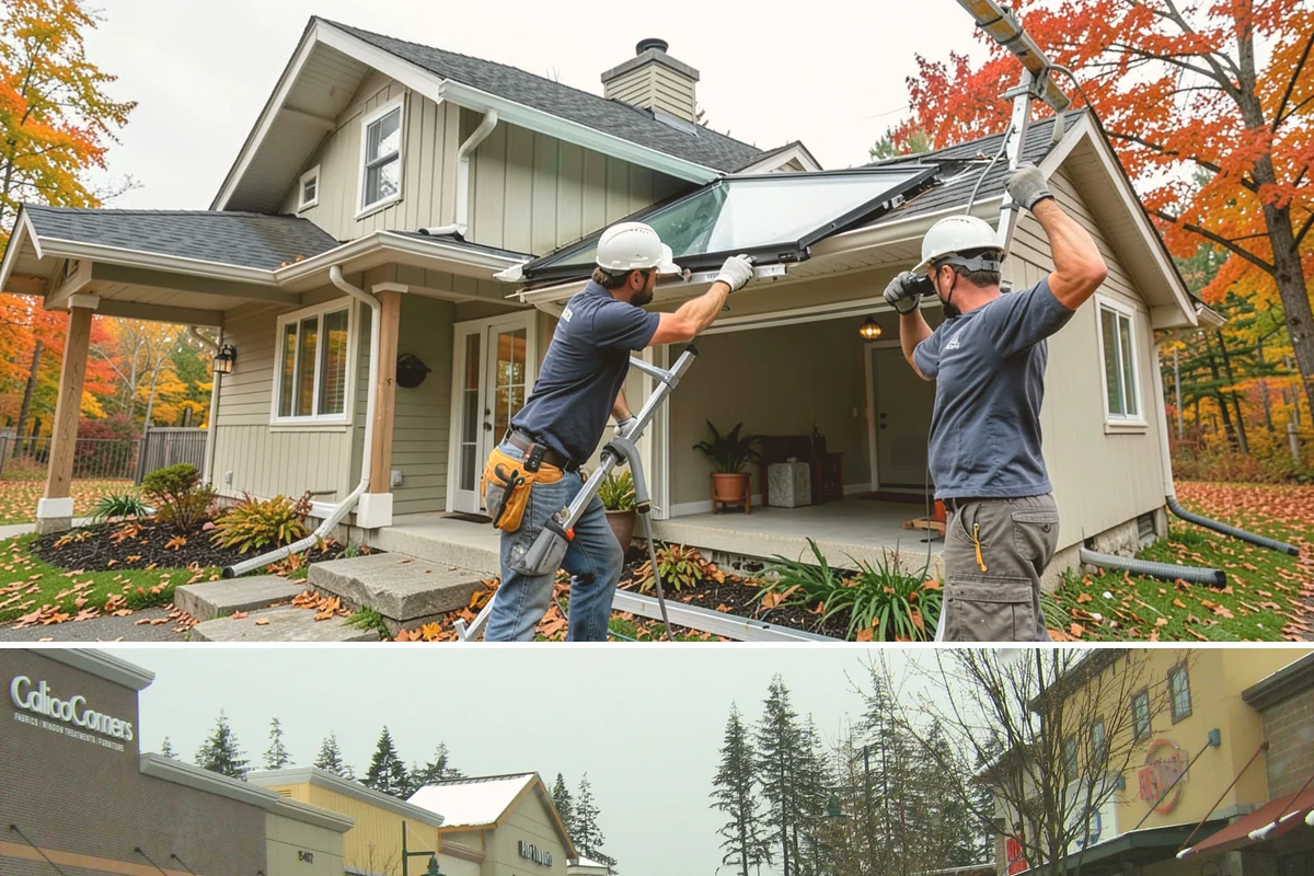 Wraparound Addition in Mill Creek, Snohomish County, WA - Given the extensive roof and wall work, we sequence framing and dry-in through the dry summer season.