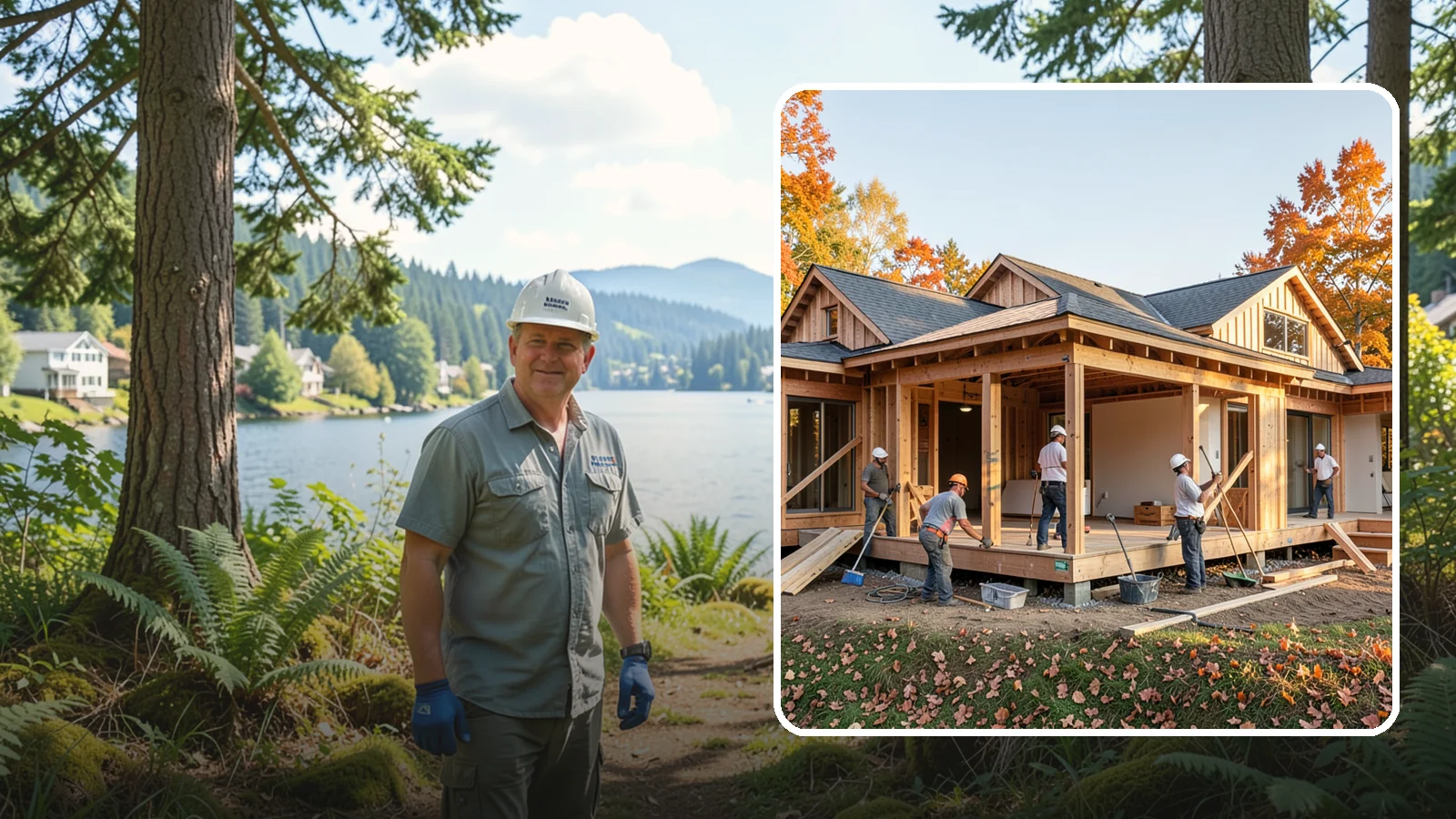 Wraparound Addition in Milton, King County, WA - A wraparound addition extends living space along two or more sides of your home for a dramatic transformation.