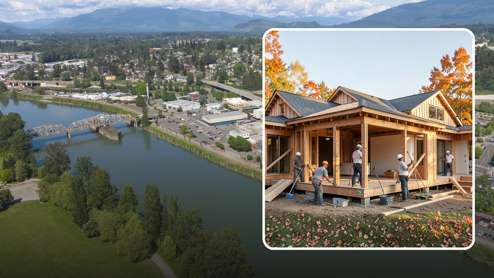 Wraparound Addition in Mount Vernon, Skagit County, WA - A wraparound addition extends living space along two or more sides of your home for a dramatic transformation.
