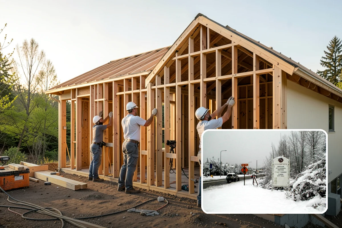 Wraparound Addition in Newcastle, King County, WA - Adds substantial square footage across multiple sides