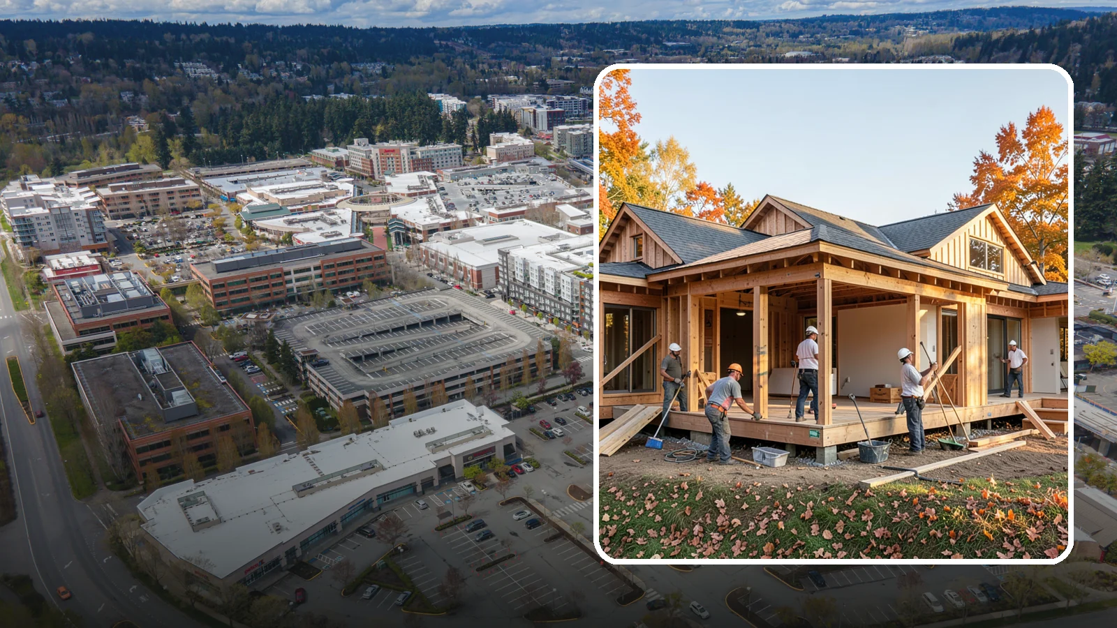 Wraparound Addition in Redmond, King County, WA - A wraparound addition extends living space along two or more sides of your home for a dramatic transformation.