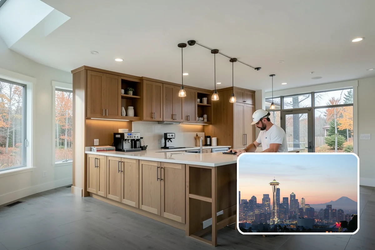 Wraparound Addition in Seattle, King County, WA - Adds substantial square footage across multiple sides