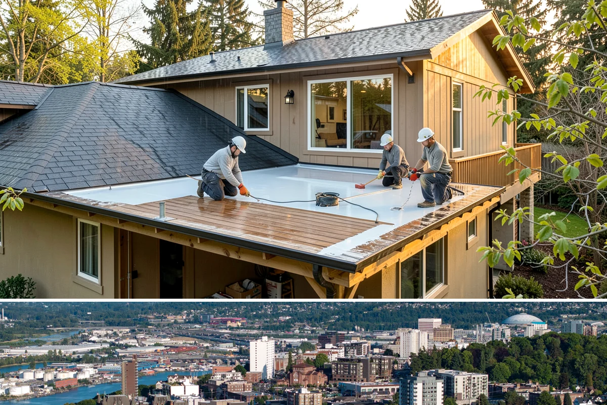 Wraparound Addition in Tacoma, Pierce County, WA - Given the extensive roof and wall work, we sequence framing and dry-in through the dry summer season.