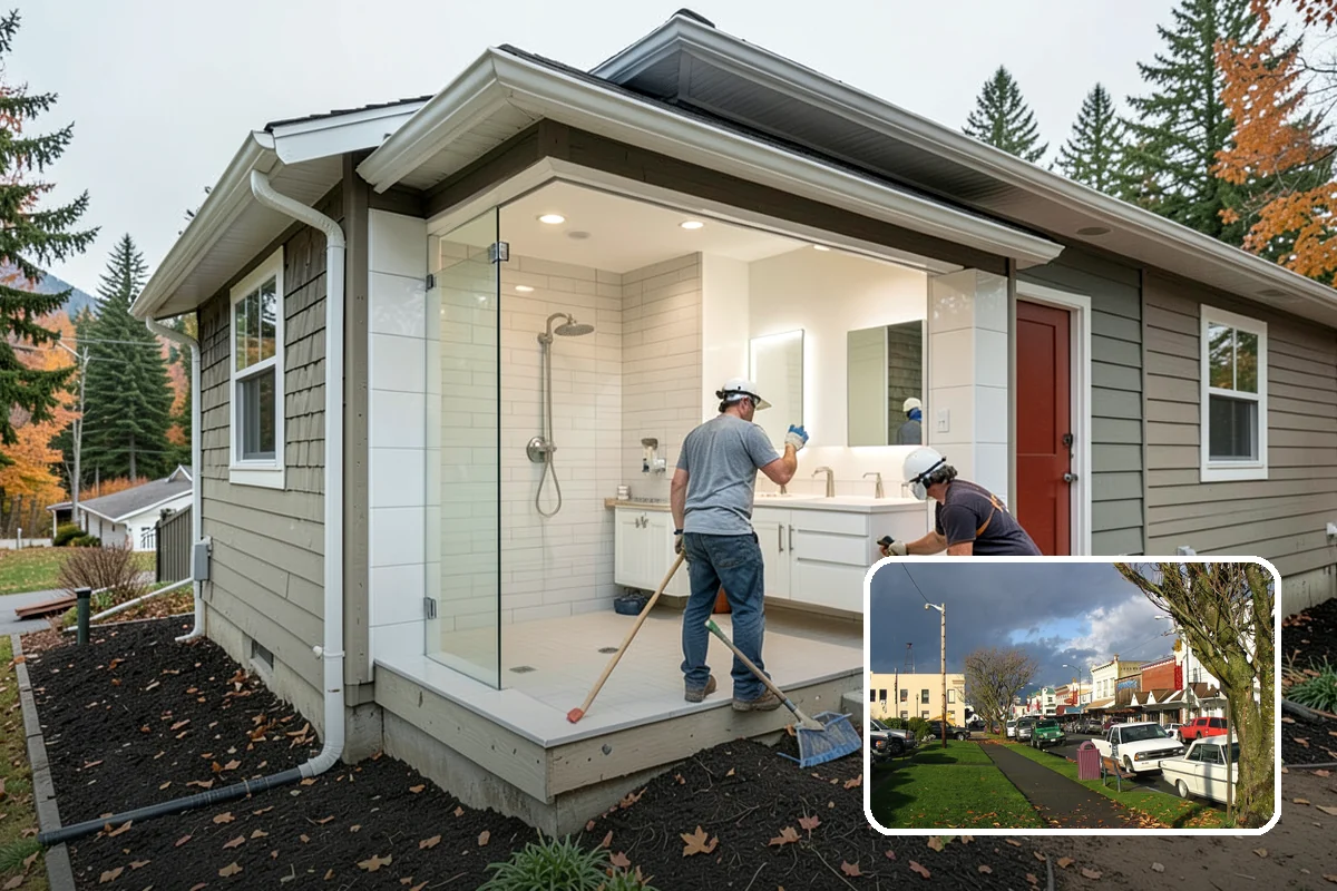 Wraparound Porch Construction in Arlington, Snohomish County, WA - Adds iconic, timeless curb appeal