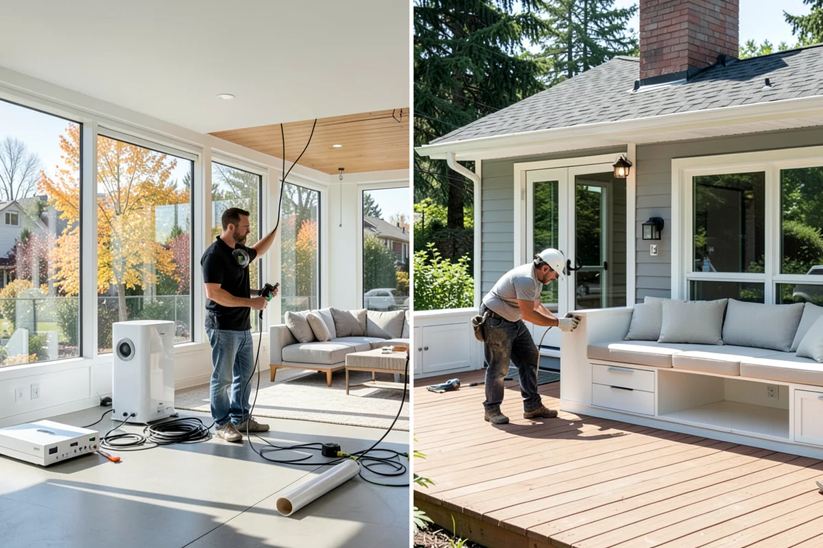 Wraparound Porch Construction in Arlington, Snohomish County, WA - Design the wraparound layout and rooflines