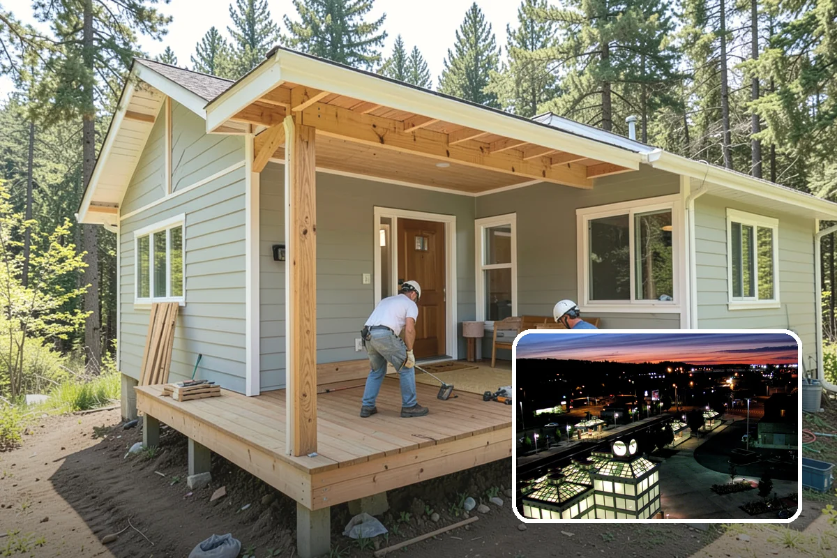 Wraparound Porch Construction in Auburn, King County, WA - Adds iconic, timeless curb appeal