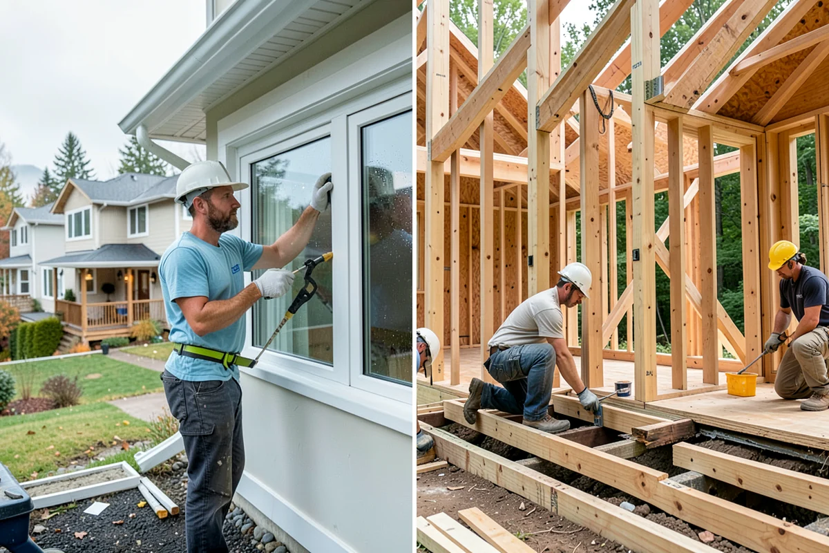 Wraparound Porch Construction in DuPont, Pierce County, WA - Design the wraparound layout and rooflines