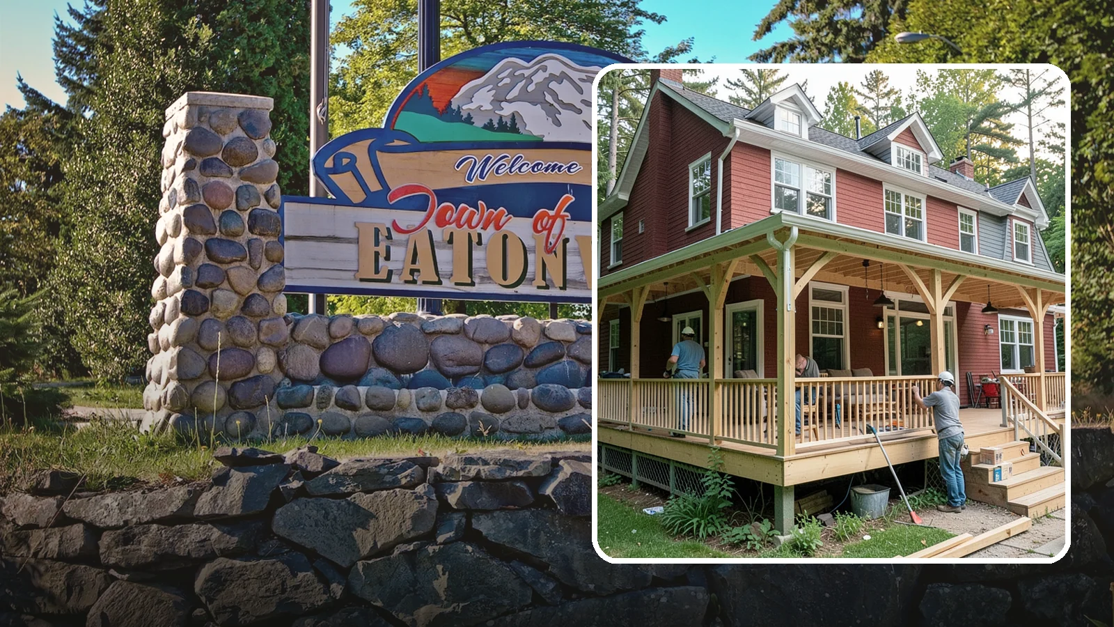 Wraparound Porch Construction in Eatonville, Pierce County, WA - Wraparound porch construction that wraps your home in classic, usable covered space.
