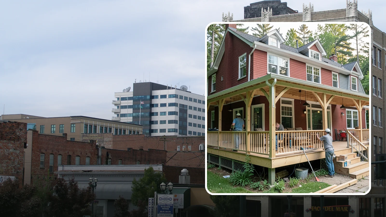Wraparound Porch Construction in Everett, Snohomish County, WA - Wraparound porch construction that wraps your home in classic, usable covered space.