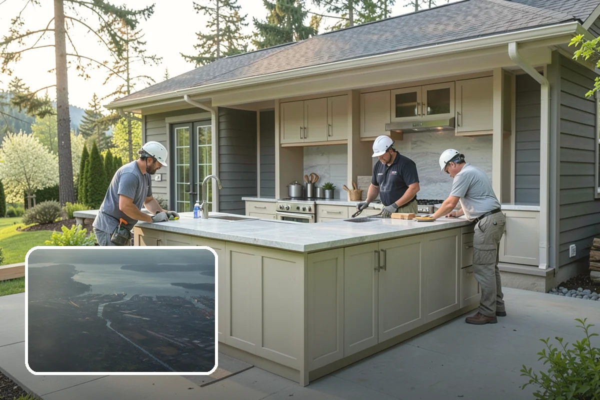 Wraparound Porch Construction in Fife, Pierce County, WA - Adds iconic, timeless curb appeal