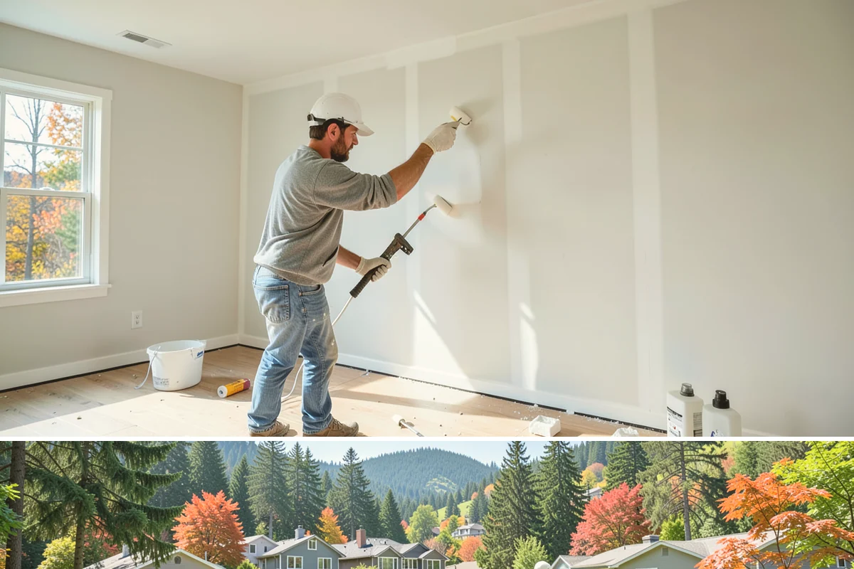 Wraparound Porch Construction in Fircrest, Pierce County, WA - The extended dry season from summer into early fall is best for the large-scale roof work a wraparound requires.
