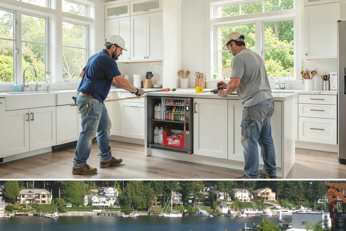 Wraparound Porch Construction in Gig Harbor, Pierce County, WA - The extended dry season from summer into early fall is best for the large-scale roof work a wraparound requires.