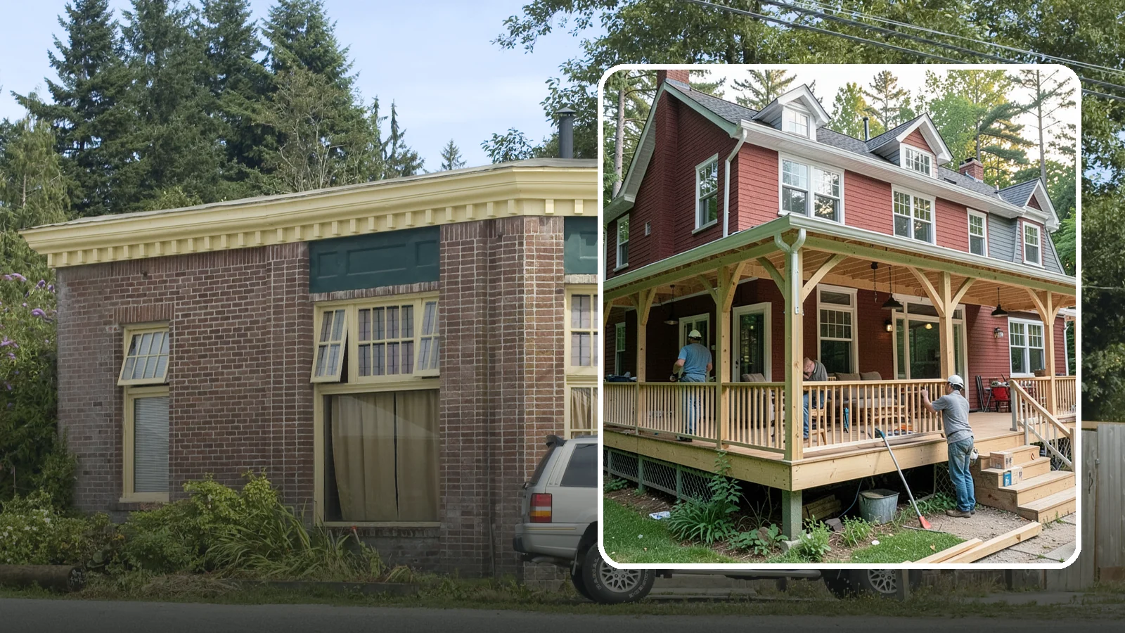 Wraparound Porch Construction in Hamilton, Skagit County, WA - Wraparound porch construction that wraps your home in classic, usable covered space.