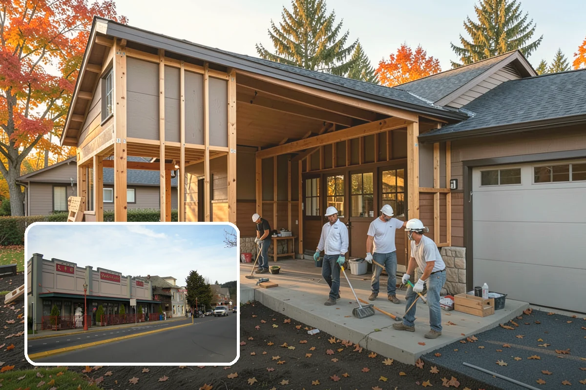 Wraparound Porch Construction in Issaquah, King County, WA - Adds iconic, timeless curb appeal