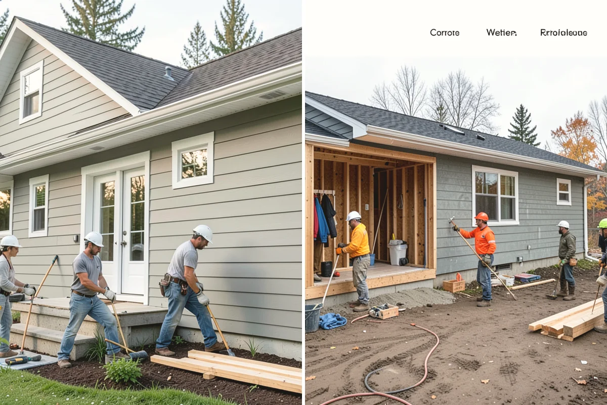 Wraparound Porch Construction in Lake Stevens, Snohomish County, WA - Design the wraparound layout and rooflines