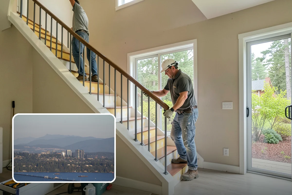 Wraparound Porch Construction in Medina, King County, WA - Adds iconic, timeless curb appeal