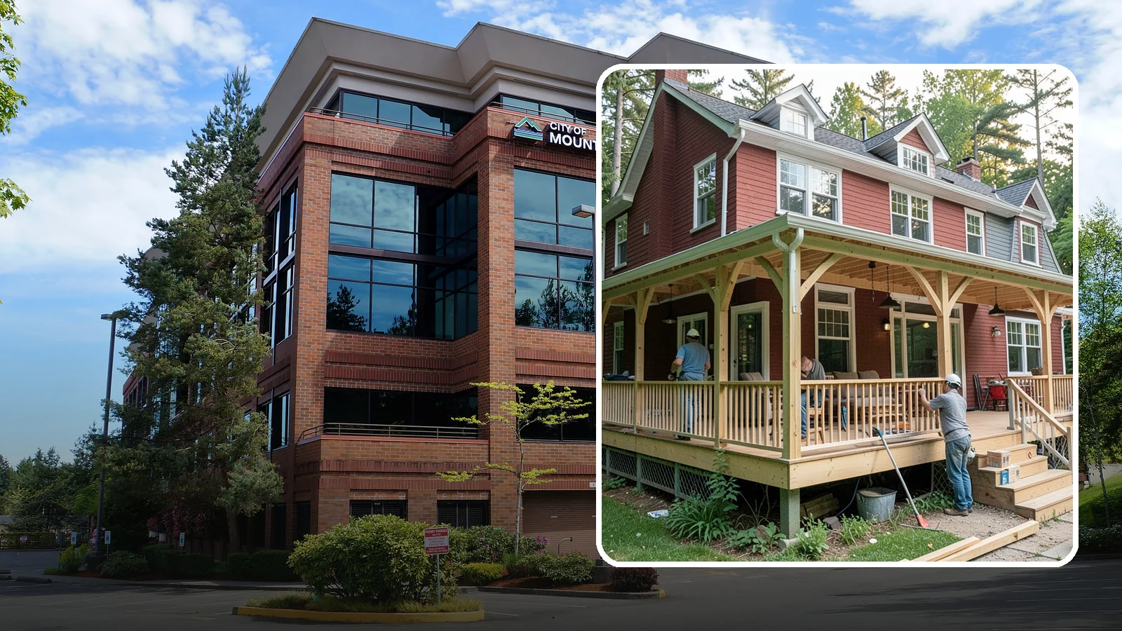 Wraparound Porch Construction in Mountlake Terrace, Snohomish County, WA - Wraparound porch construction that wraps your home in classic, usable covered space.