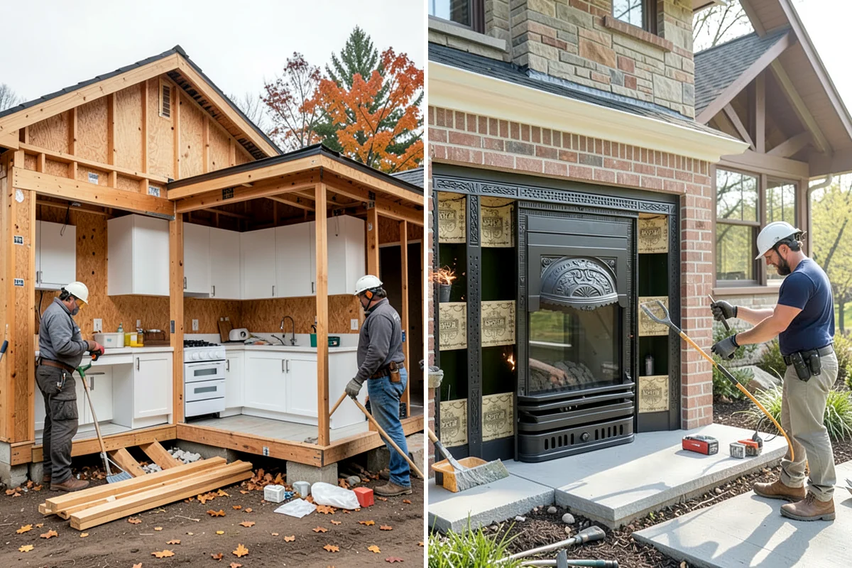 Wraparound Porch Construction in Normandy Park, King County, WA - Design the wraparound layout and rooflines