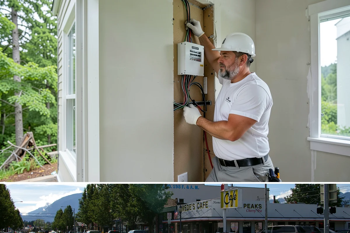 Wraparound Porch Construction in North Bend, King County, WA - The extended dry season from summer into early fall is best for the large-scale roof work a wraparound requires.