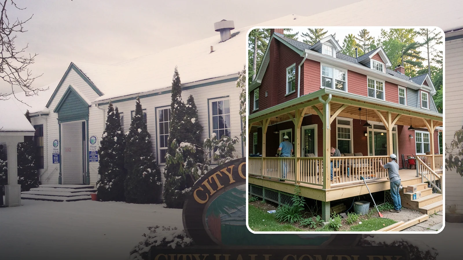 Wraparound Porch Construction in Pacific, King County, WA - Wraparound porch construction that wraps your home in classic, usable covered space.