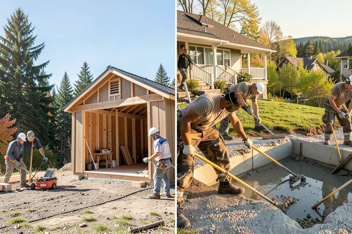Wraparound Porch Construction in Puyallup, Pierce County, WA - Design the wraparound layout and rooflines