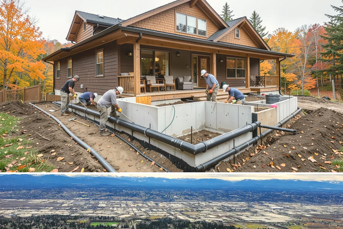 Wraparound Porch Construction in SeaTac, King County, WA - The extended dry season from summer into early fall is best for the large-scale roof work a wraparound requires.