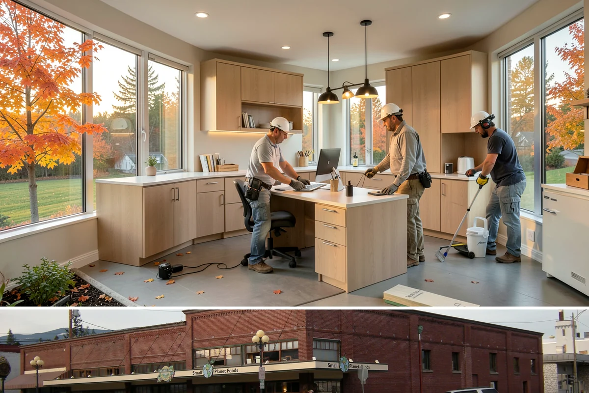 Wraparound Porch Construction in Sedro-Woolley, Skagit County, WA - The extended dry season from summer into early fall is best for the large-scale roof work a wraparound requires.