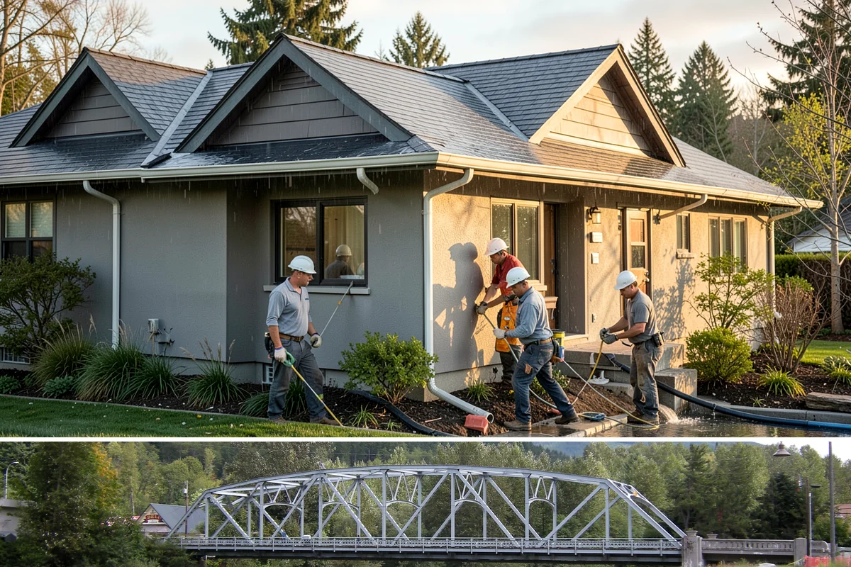 Wraparound Porch Construction in Skykomish, King County, WA - The extended dry season from summer into early fall is best for the large-scale roof work a wraparound requires.