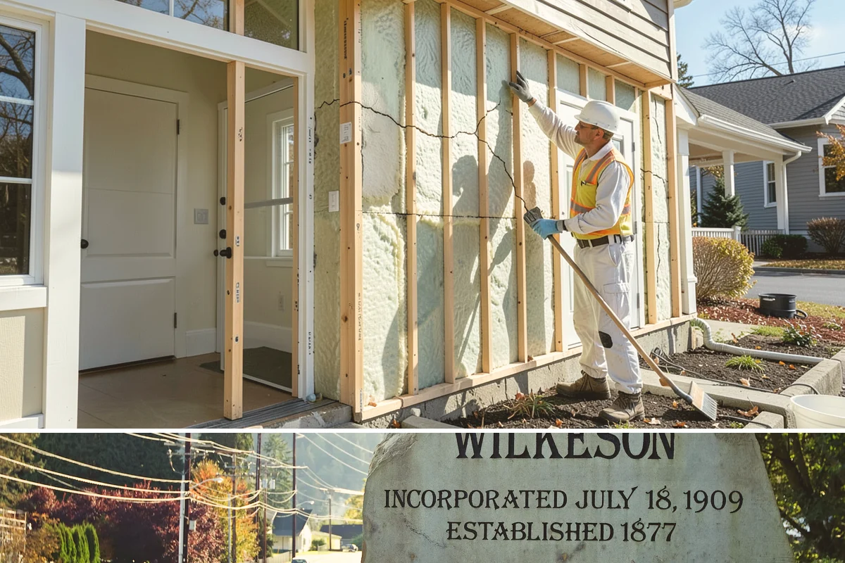 Wraparound Porch Construction in Wilkeson, Pierce County, WA - The extended dry season from summer into early fall is best for the large-scale roof work a wraparound requires.