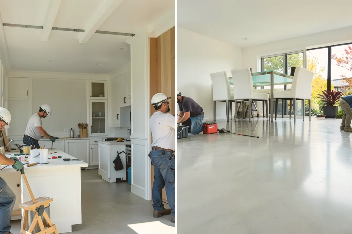 Zero-Step Entry Construction in Algona, King County, WA - We survey the entry grade, drainage, and door threshold