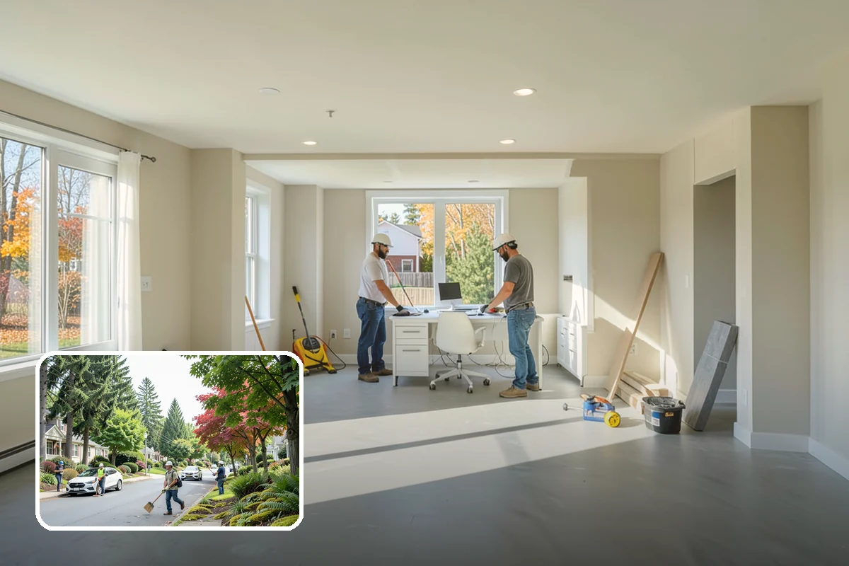Zero-Step Entry Construction in Beaux Arts Village, King County, WA - Eliminates the entry stair that blocks safe access